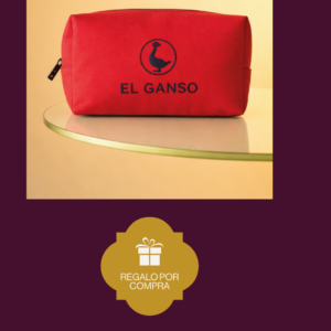 Por la compra de una fragancia en la marca El Ganso, recibe gratis un Neceser.