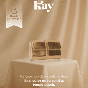 Por la compra de un perfume en la marca Boss llévate un Corporativo Female Pouch.