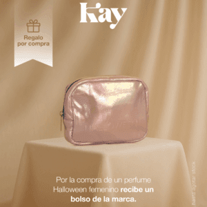 Por la compra de un perfume femenino en la marca Halloween llévate, Woman Bag Tornasol.
