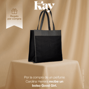 Por la compra de un perfume en la marca Carolina Herrera llévate, un Goodgirl Wom Bag.