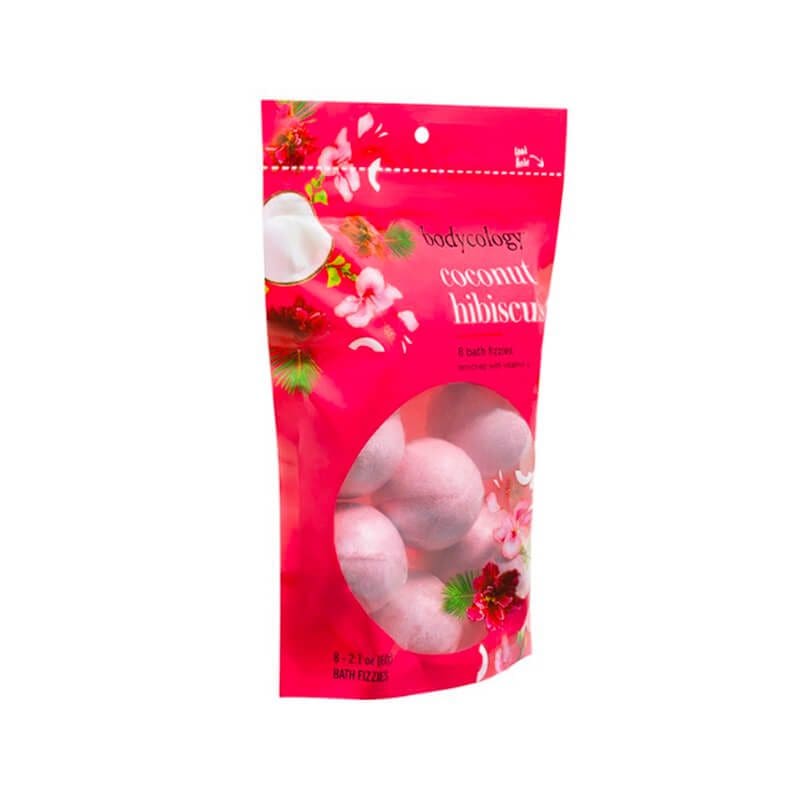 Coconut Hibiscus Bath Fizzies