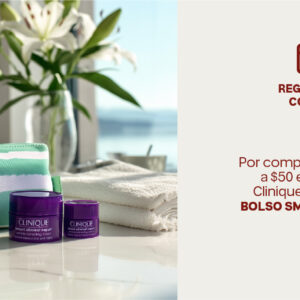 Por compras superiores a $50 en la marca Clinique, recibe gratis un set S25 Gift 2CA - Smart GWP.