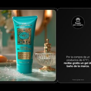 Por la compra de una fragancia en la marca 4711, recibe un gel de baño