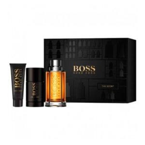 Estuche Boss the Scent (EDT 100+deo stick 75ml+shower gel 50ml)