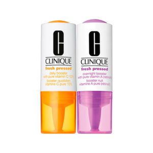 Clinique Fresh Pressed Clinical™ Daily + Overnight Boosters with Pure Vitamins C 10% + A (Retinol)