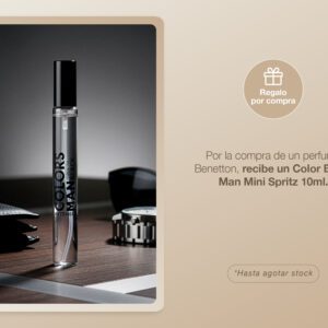 Por la compra de una fragancia en la marca Benetton, recibe gratis un Colors Black Man Edt 10ML Gwp Por la compra de una fragancia en la marca Benetton, recibe gratis un Colors Black Man Edt 10ML Gwp