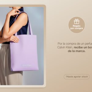 Por la compra de una fragancia en la marca Calvin Klein, recibe gratis un bolso. Por la compra de una fragancia en la marca Calvin Klein, recibe gratis un bolso.