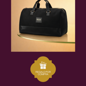 Por la compra de un perfume en la marca Boss, se lleva gratis un crossbody bag.