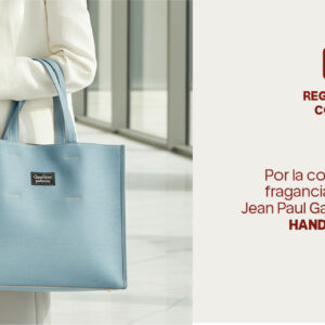 Por la compra de una fragancia en la marca Jean Paul Gaultier, recibe gratis Hand Bag Fem