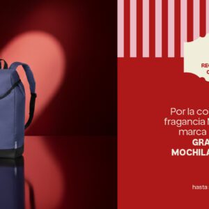 Por la compra de un perfume en la marca Halloween, llévate una mochila. Por la compra de un perfume en la marca Halloween, llévate una mochila.