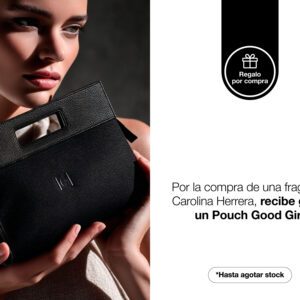 Por la compra de una fragancia en la marca Carolina Herrera, recibe gratis un neceser.
