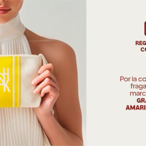 Por la compra de una fragancia en la marca Shakira, recibe gratis un Amarillo Pouch. Por la compra de una fragancia en la marca Shakira, recibe gratis un Amarillo Pouch.