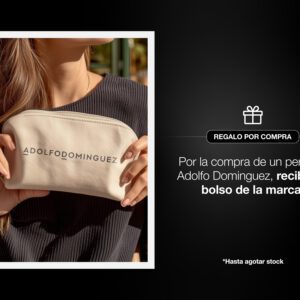 : Por la compra de una fragancia en la marca Adolfo Dominguez, recibe gratis un bolso de la marca. : Por la compra de una fragancia en la marca Adolfo Dominguez, recibe gratis un bolso de la marca.
