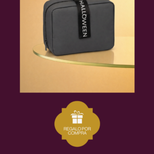 Por la compra de una fragancia en la marca Halloween, recibe gratis un neceser.