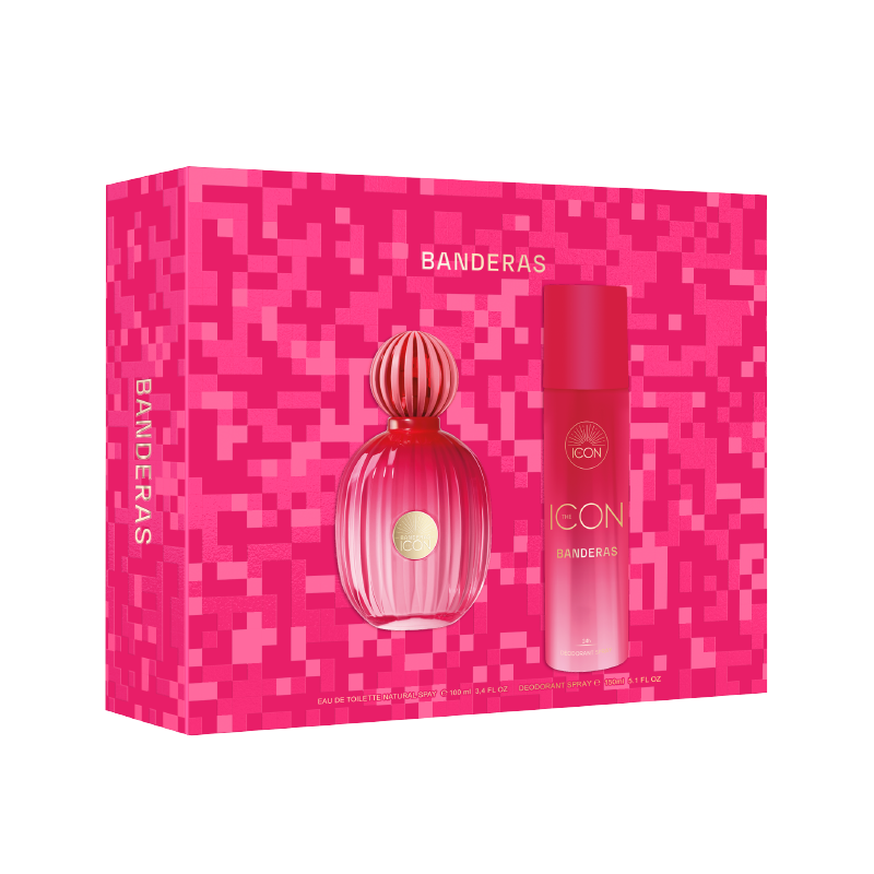 Perfume Banderas The Icon Femme para mujer disponible en Kay Cosmetics