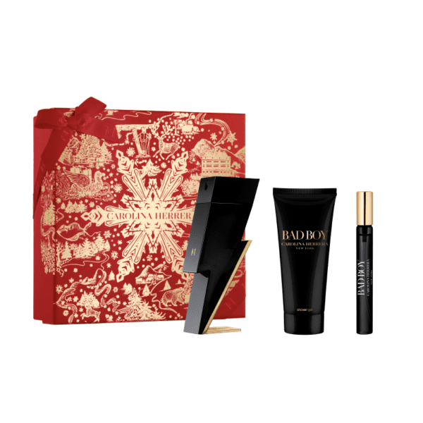 Perfume Carolina Herrera Bad Boy para hombre disponible en Kay Cosmetics