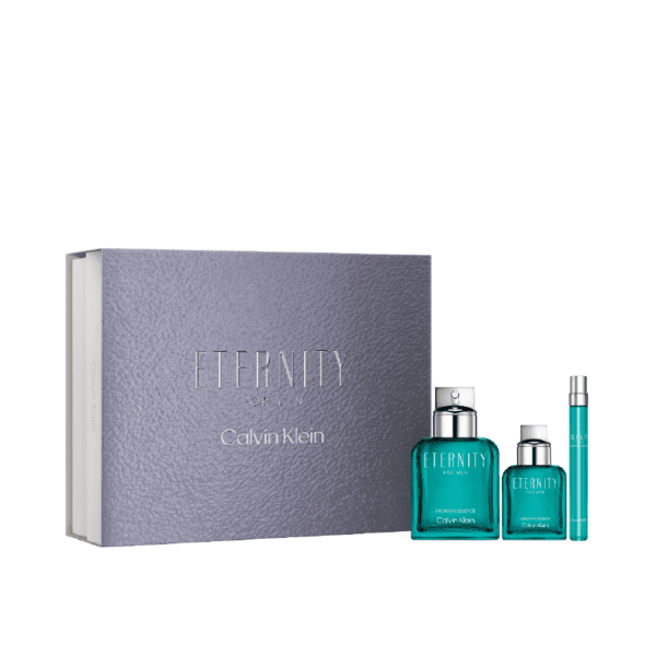 Estuche de Perfume Eternity Aromatic-100ml+30ml+10ml de caballero disponible en Kay Cosmetics