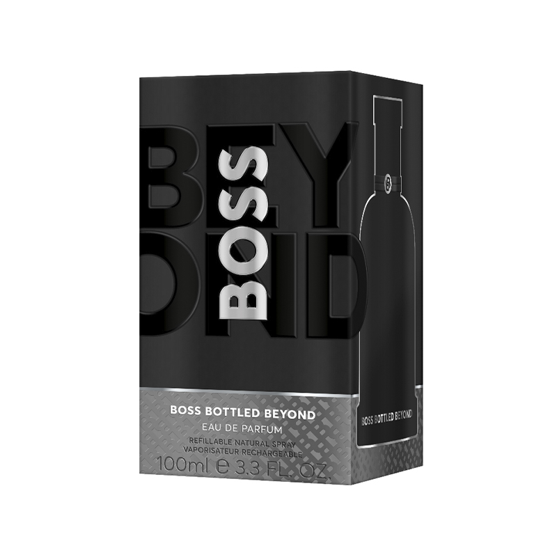 Boss Bottled Beyond-1 Boss Bottled Beyond de Hugo Boss es una fragancia de la familia olfativa Cuero para Hombres. Esta fragrancia es nueva. Boss Bottled Beyond se lanzó en 2025.