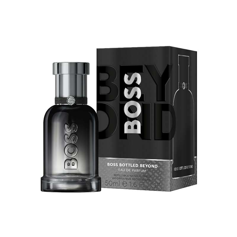 BOSS BOTTLED BEYOND 50ML.3 Boss Bottled Beyond de Hugo Boss es una fragancia de la familia olfativa Cuero para Hombres. Esta fragrancia es nueva. Boss Bottled Beyond se lanzó en 2025.
