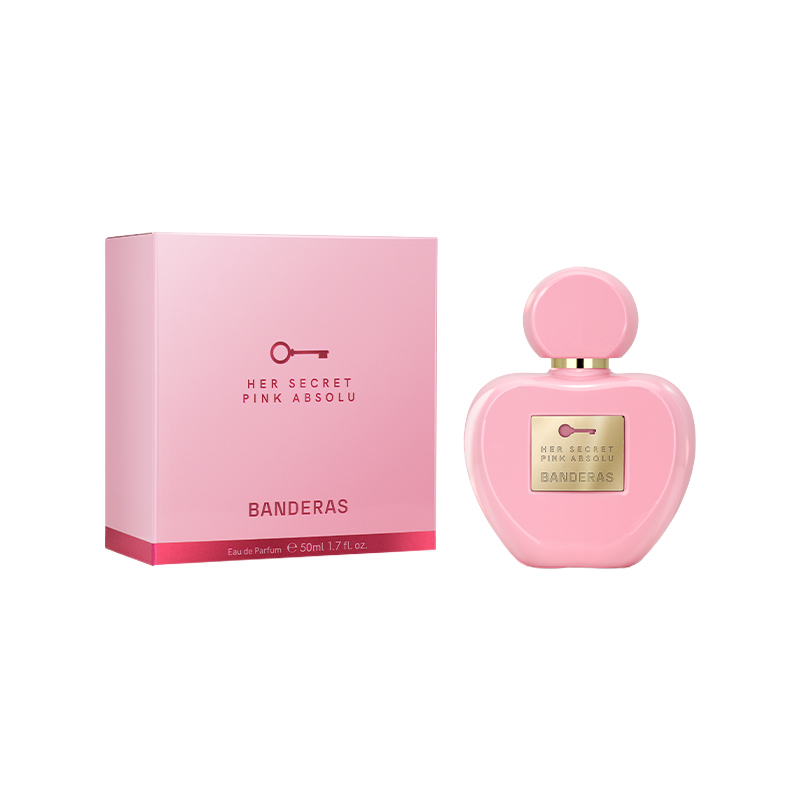 Perfume Banderas Her Secret Pink Absolu 50ml para mujer disponible en Kay Cosmetics