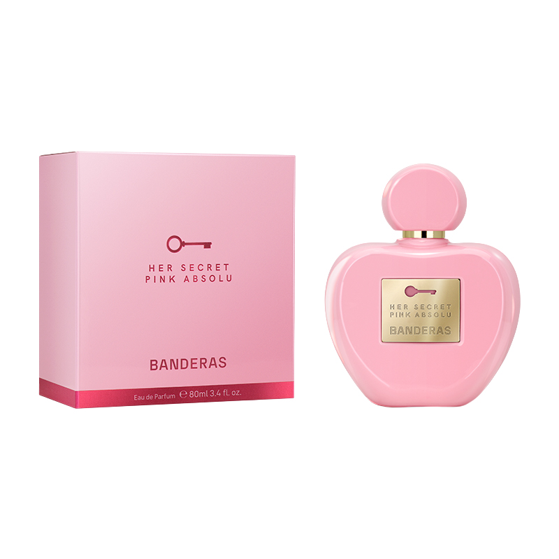 Perfume Banderas Her Secret Pink Absolu 80ml para mujer disponible en Kay Cosmetics