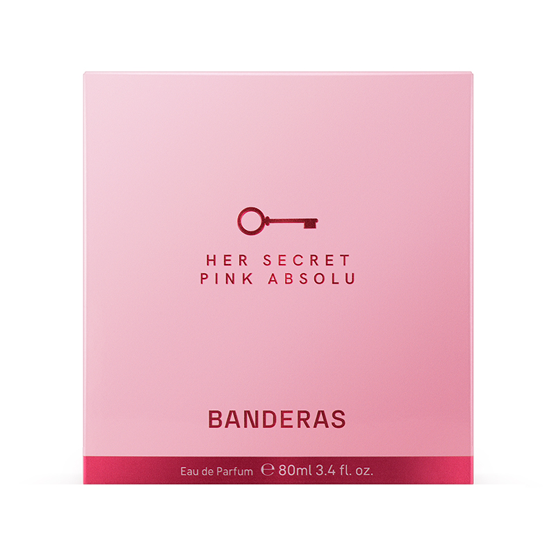 Perfume Banderas Her Secret Pink Absolu 80ml para mujer disponible en Kay Cosmetics