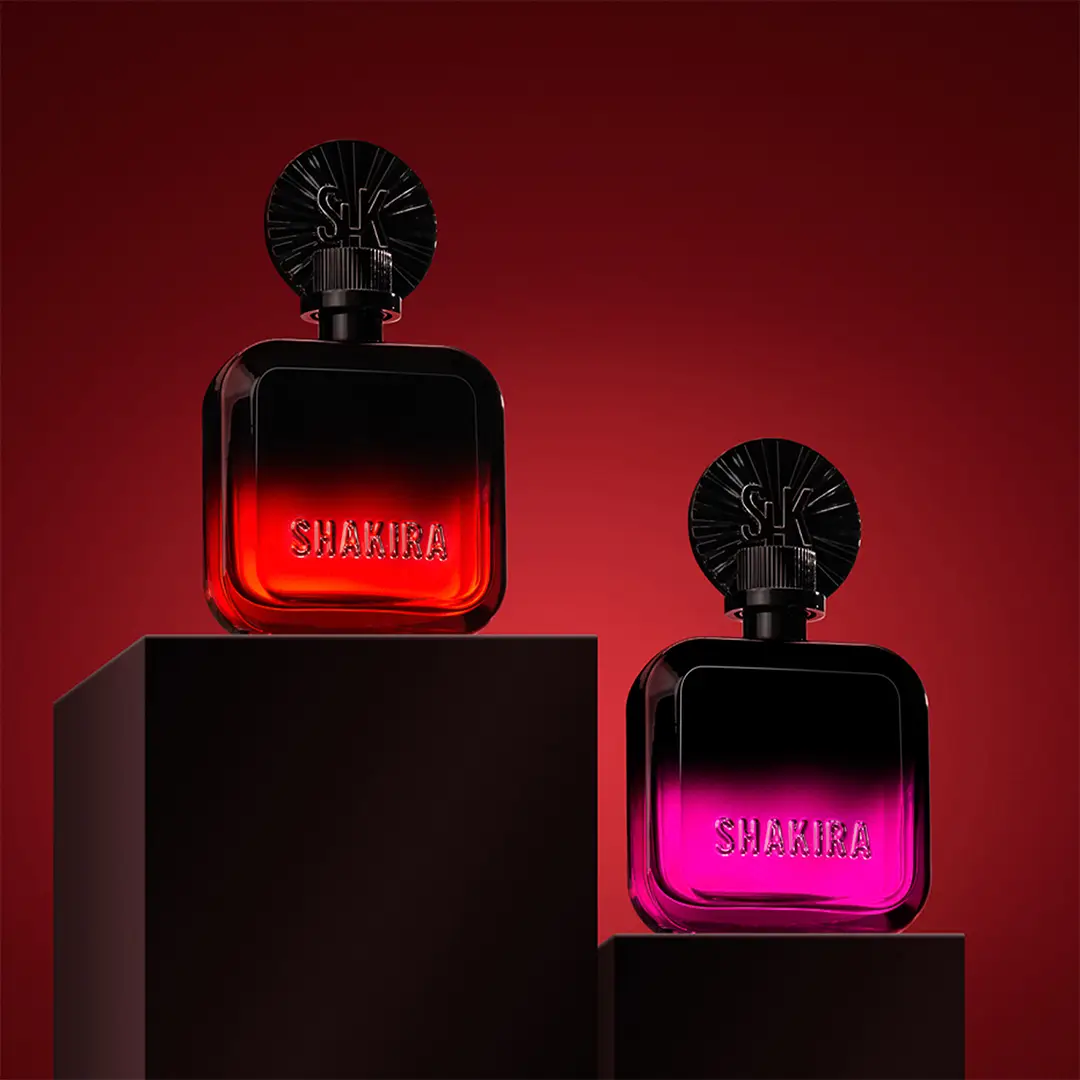 Shakira Rojo Elixir y Fucsia Elixir